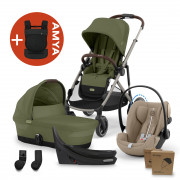 eGazelle 4in1 All Weather +AMYA - Moss Green/Almond Beige Moss Green/Almond Beige